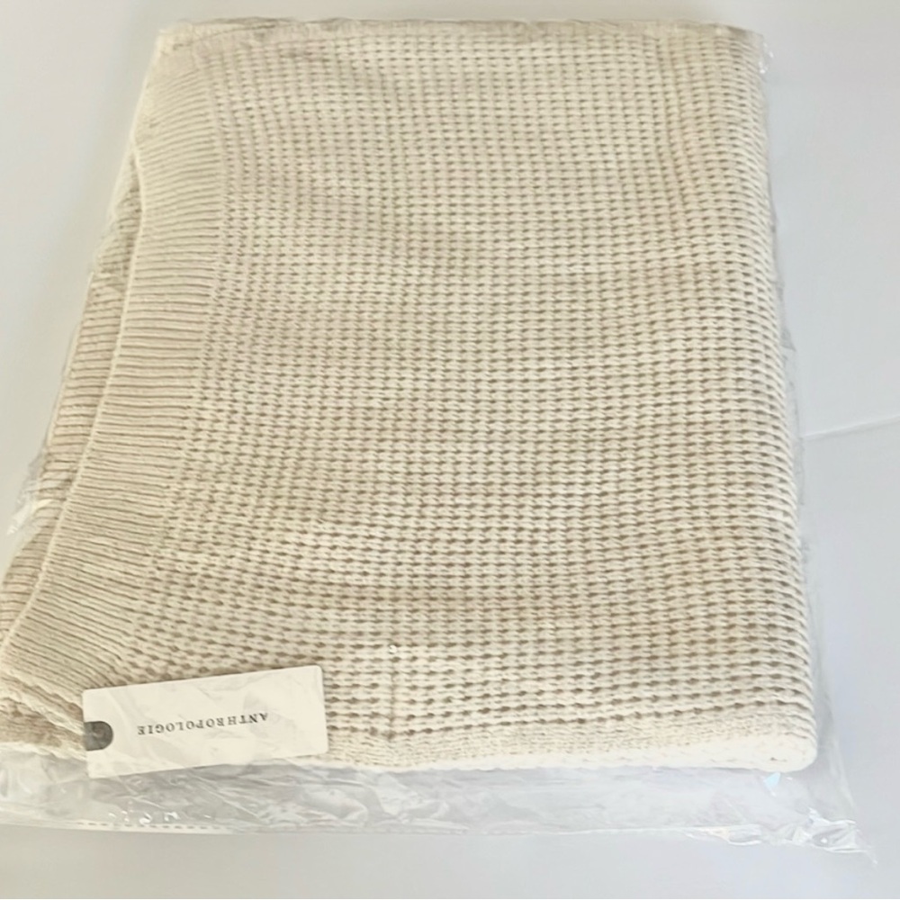 Anthropologie The Elsie Waffle Knit Scarf